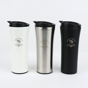 아폴로 스텐 진공 텀블러 500ml 국산 보온 보냉 휴대용 사무실 직장인 보온병