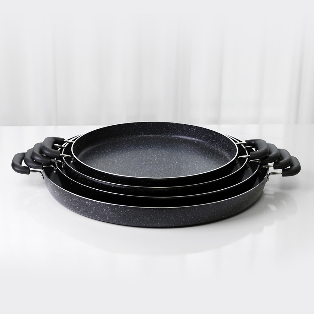 IH 마블 코팅 전판 대형 팬 인덕션 부침개 닭갈비 누룽지 판 업소용