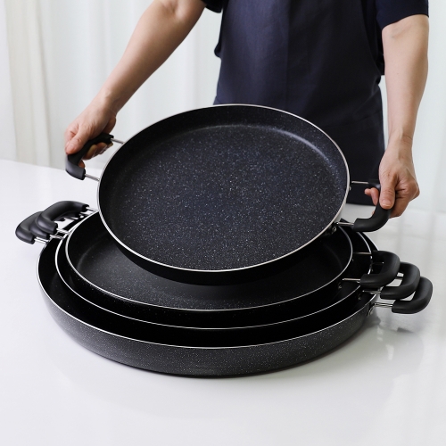 IH 마블 코팅 전판 대형 팬 인덕션 부침개 닭갈비 누룽지 판 업소용