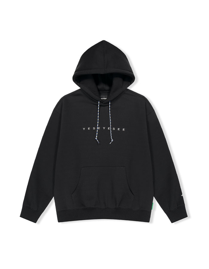 예스아이씨 S-Logo Hoodie Black
