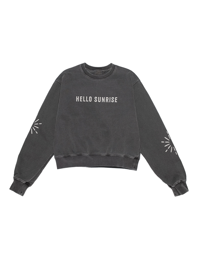 헬로선라이즈 Ethnic Symbol Sweatshirt(W)_Charcoal