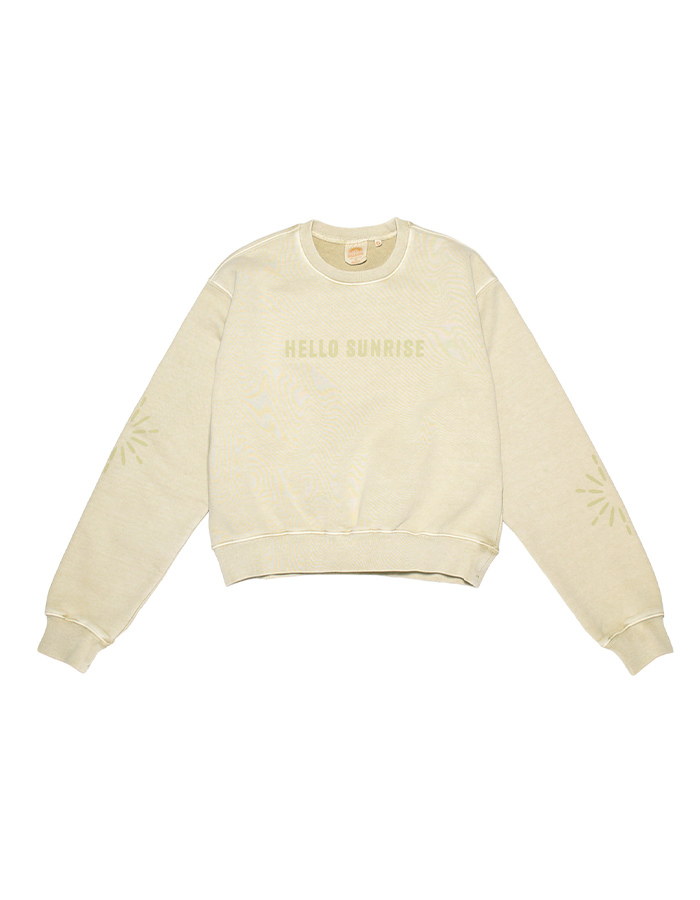 헬로선라이즈 Ethnic Symbol Sweatshirt(W)_Sand Beige