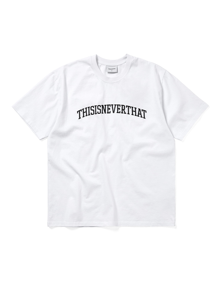디스이즈네버댓 25S/S Arch-Logo Tee White