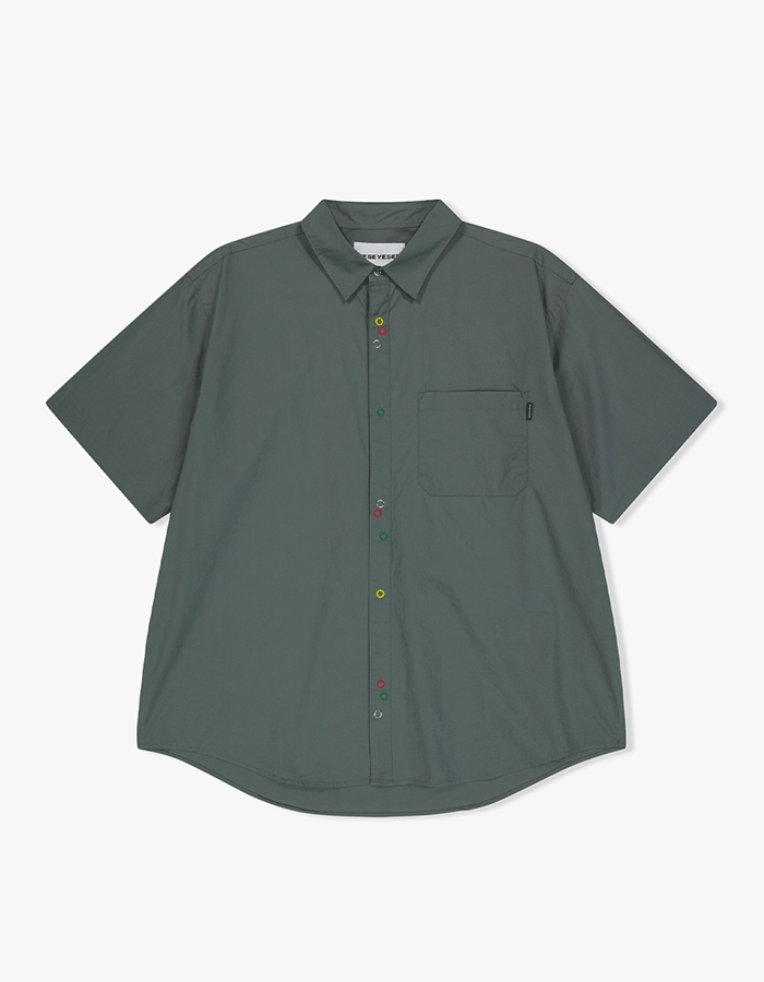 예스아이씨 25SS Pinnacle S/S Shirt Grey