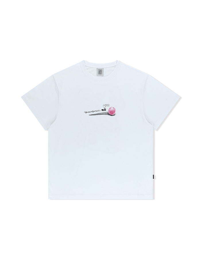 예스아이씨 25SS Anthill Logo Tee White