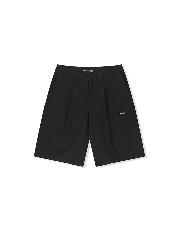 예스아이씨 25SS SN-Wide Shorts Black