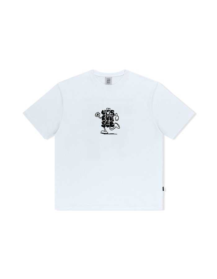 예스아이씨 25SS Alive Logo Tee White