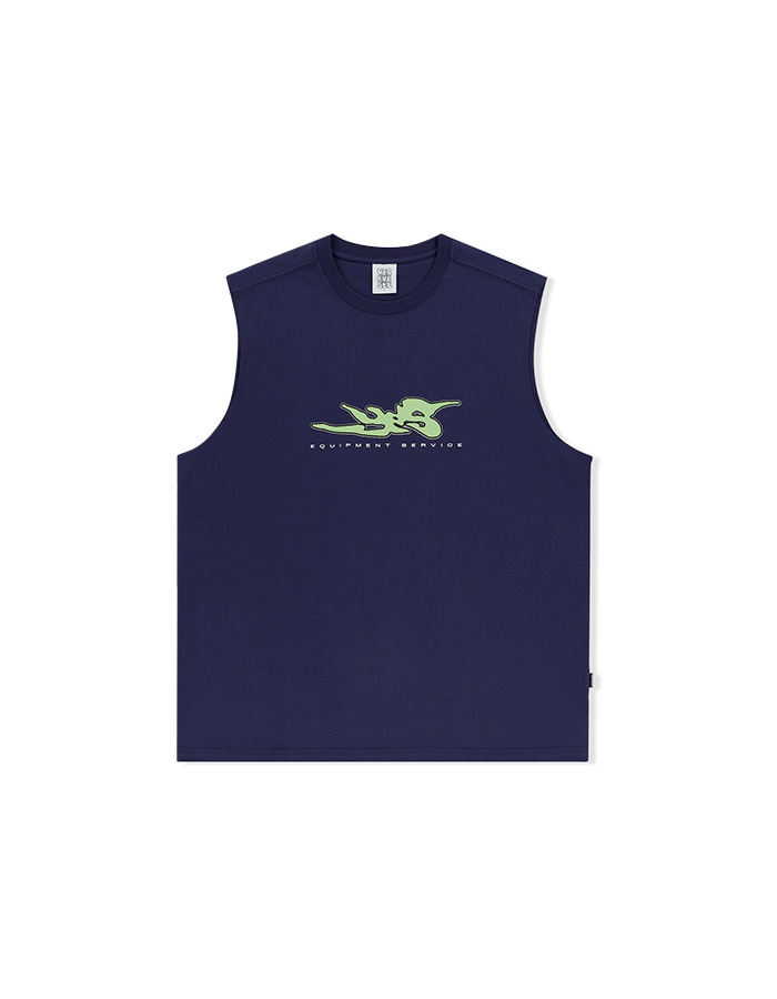예스아이씨 25SS Y.E.S Title Sleeveless Light Navy
