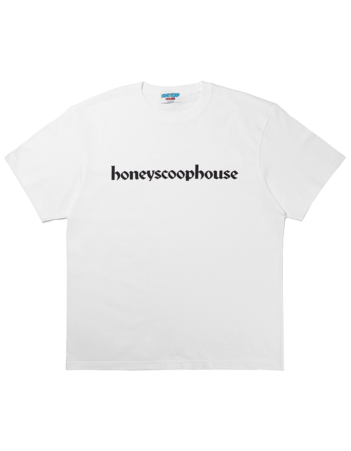 허니스쿱하우스 SINGLE LOGO TEE WHITE