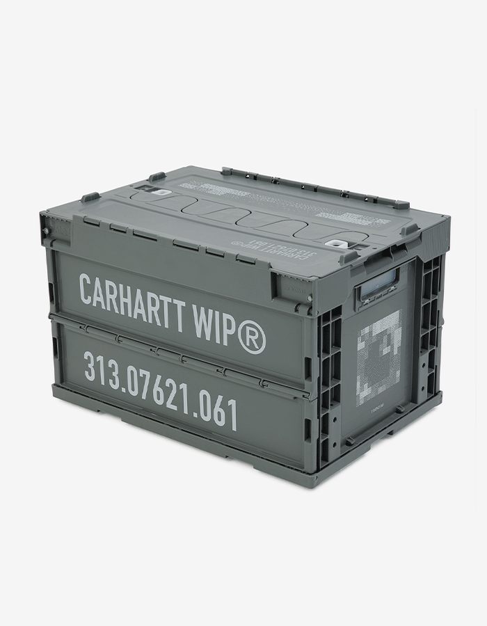 칼하트WIP TOUR FOLDABLE CONTAINER SMOKE GREEN/REFLECTIVE