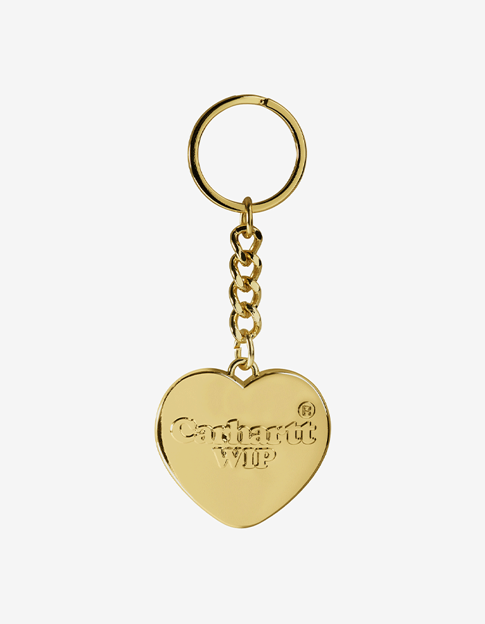 칼하트WIP HEART KEYCHAIN GOLD