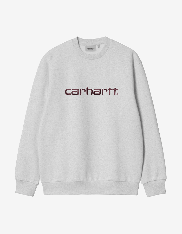 칼하트WIP CARHARTT SWEATSHIRT ASH HEATHER / RONDO