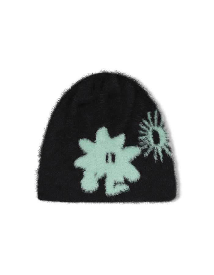 SUNLOVE Cali Shaggy Beanie Black