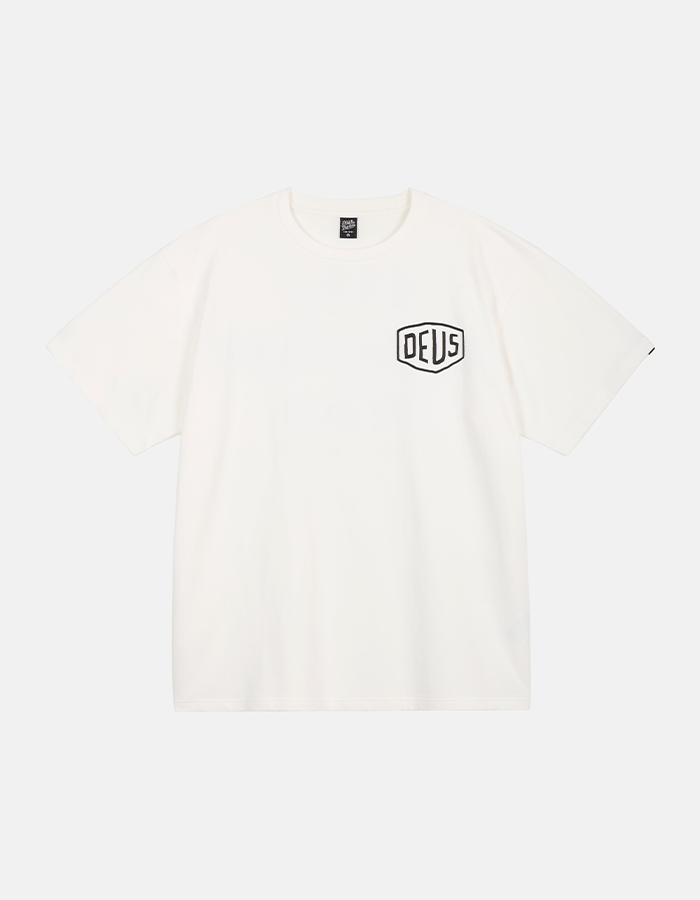 데우스엑스마키나 Seoul College Address Tee_White