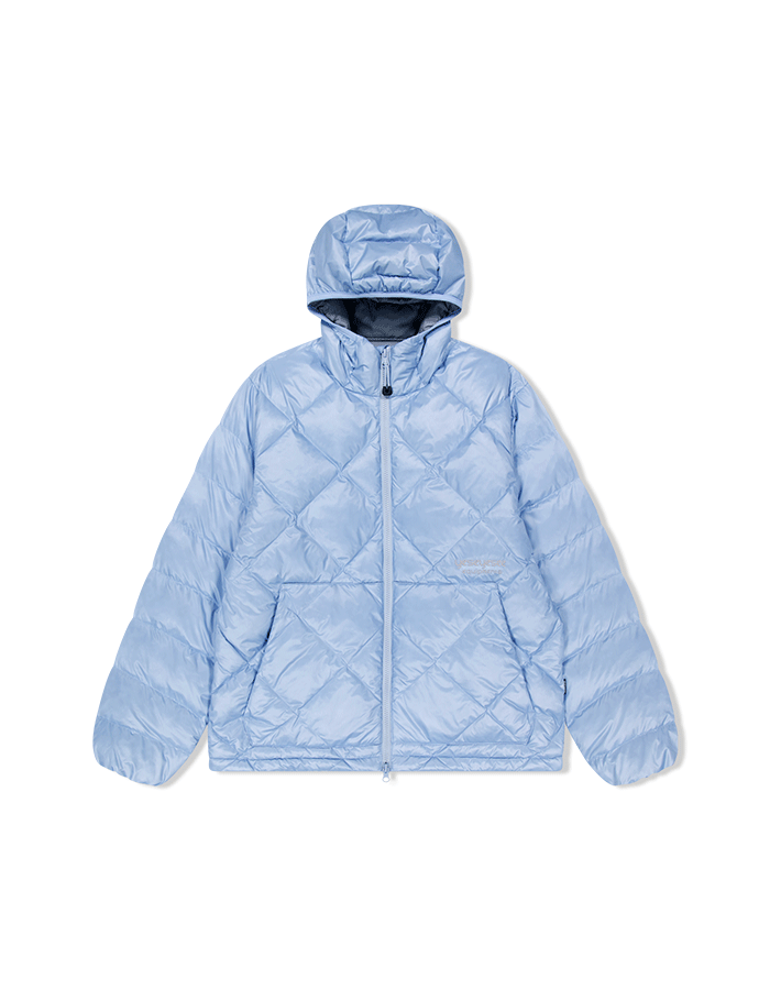 예스아이씨 Wafer Goose Down Jacket Misty Blue