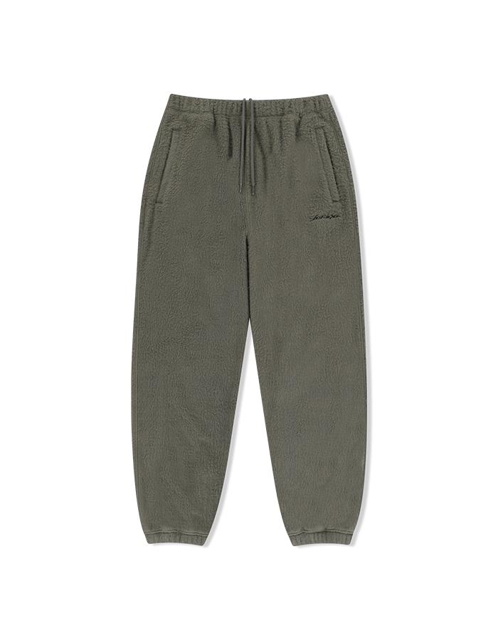 예스아이씨 Y.E.S Brushed Sweatpants Khaki