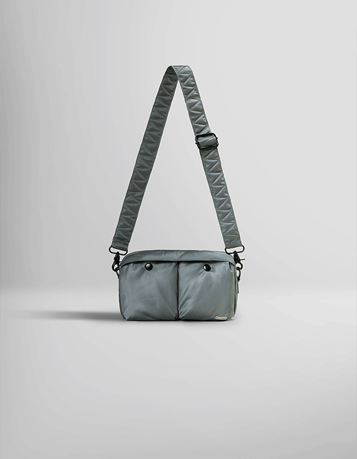 알파인더스트리 NYLON MESSENGER BAG FIELD GRAY