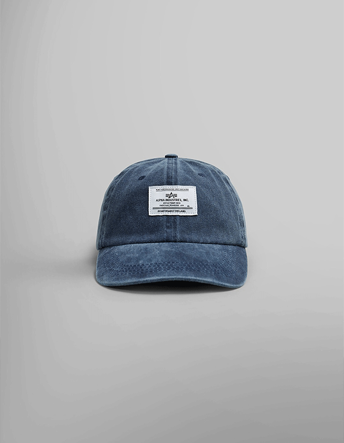 알파인더스트리 BATTLEWASH CAP REPLICA BLUE