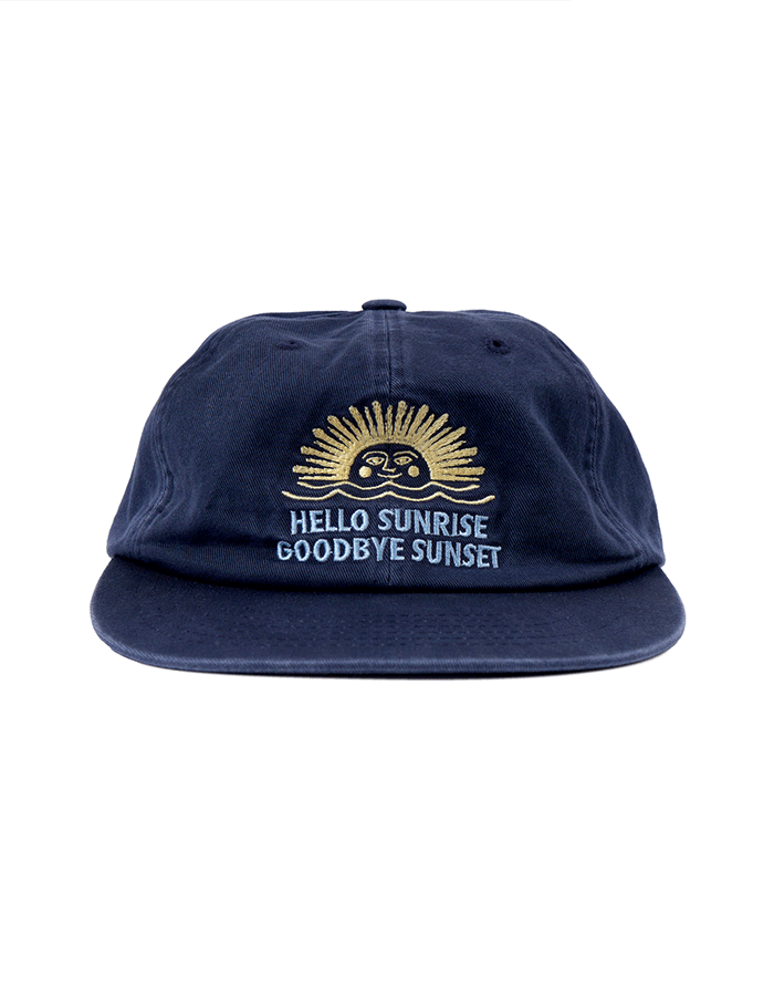헬로선라이즈 90s Logo 6Panel Cap_Navy