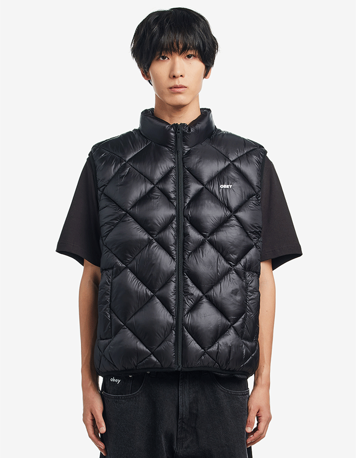 오베이 OBEY COMPASS VEST BLACK