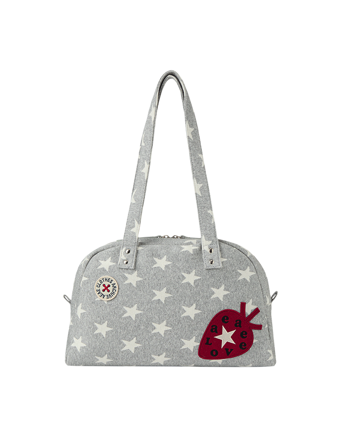 AEAE 에이이에이이 EMBROIDERY TOTE BAG [STAR GREY]