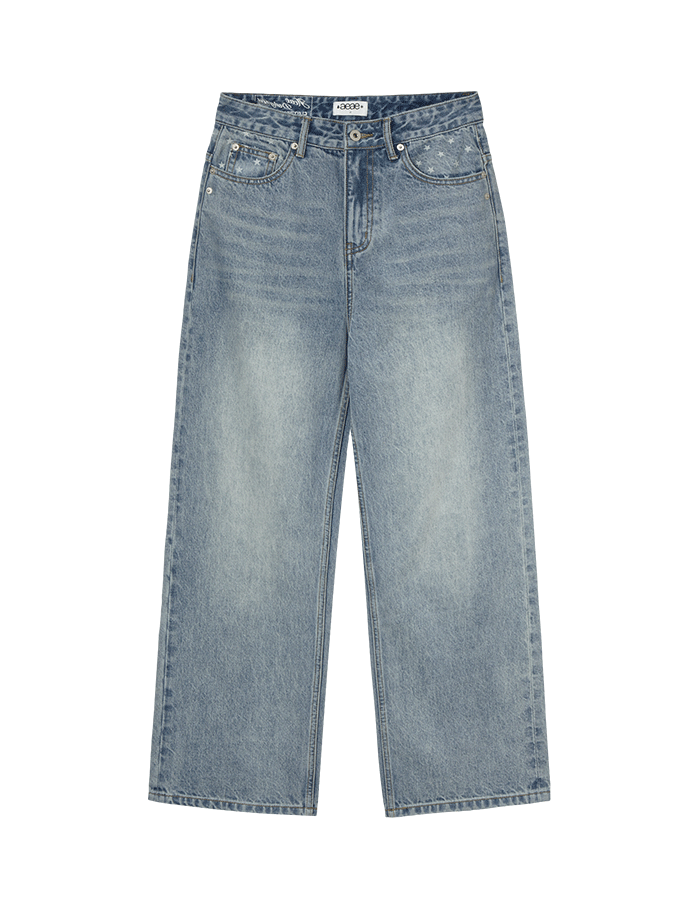 AEAE 에이이에이이 STAR POCKET DENIM PANTS [LIGHT BLUE]