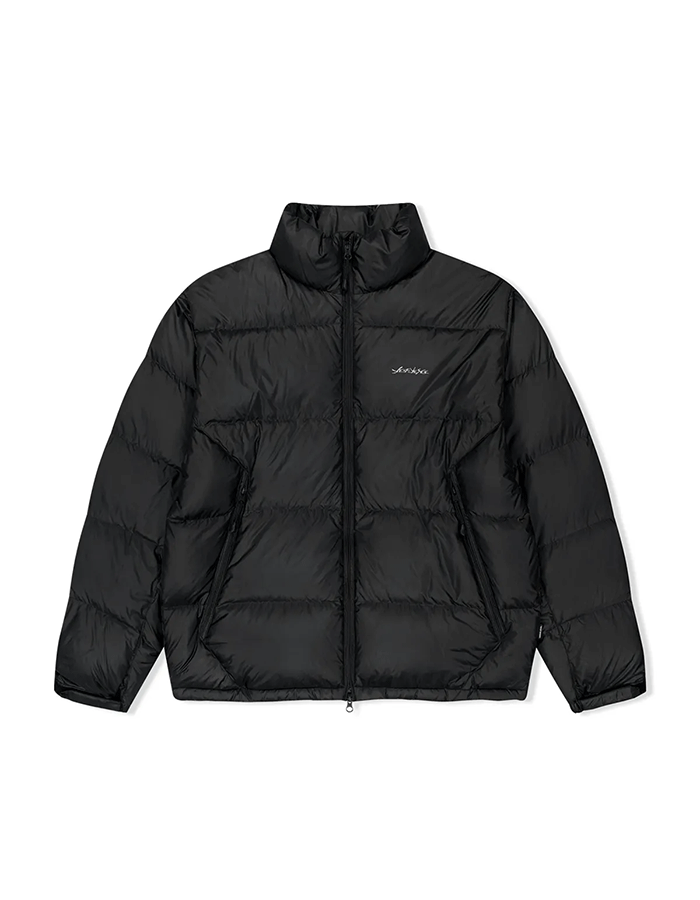 예스아이씨 Sign Logo Down Jacket Black
