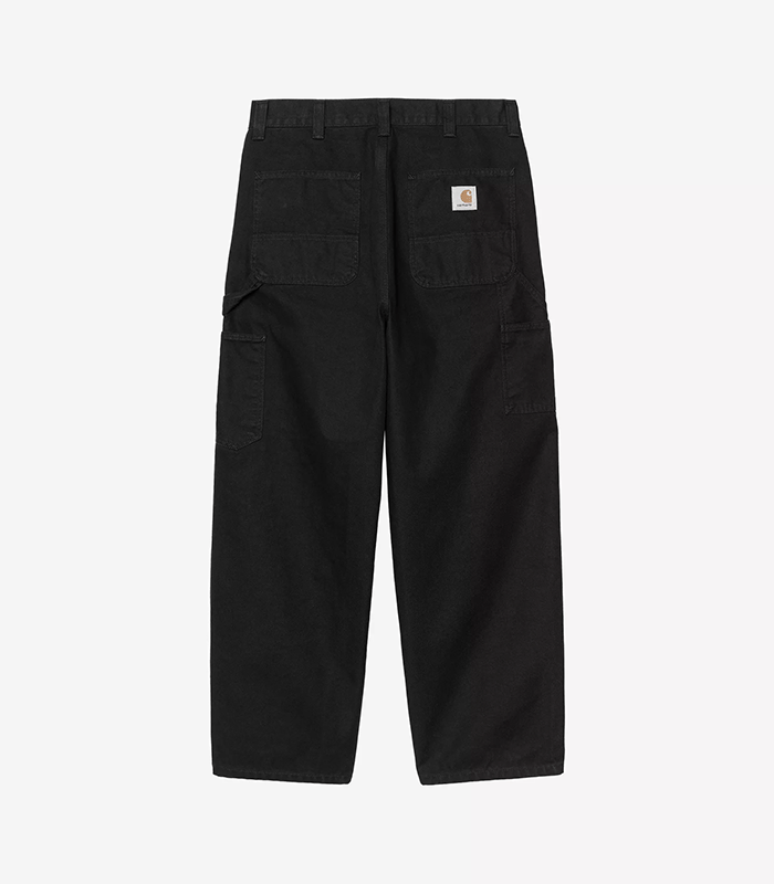 칼하트WIP OG SINGLE KNEE PANT BLACK STONE WASHED