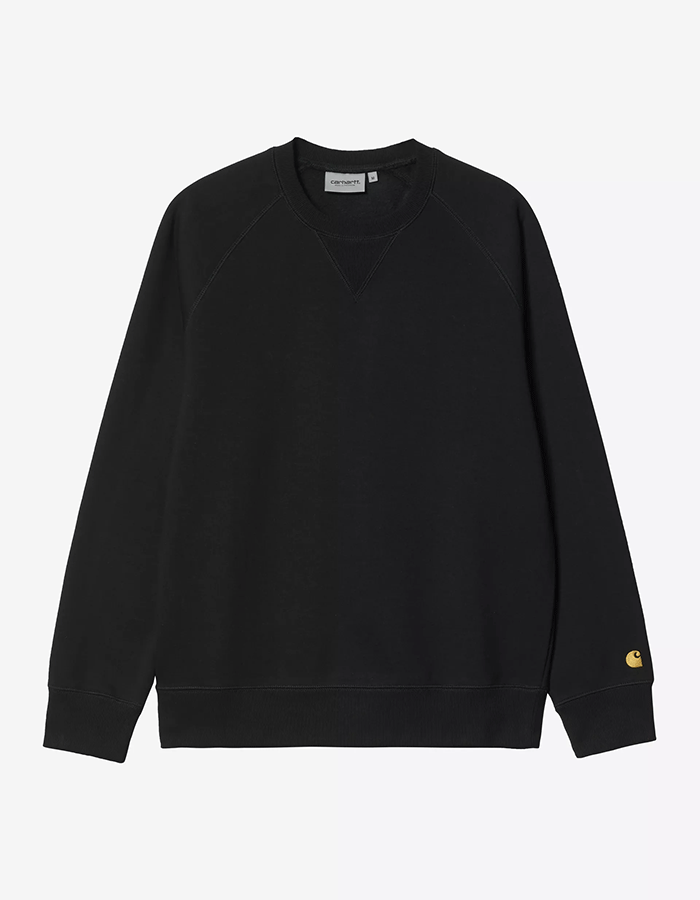 칼하트WIP CHASE SWEAT BLACK / GOLD