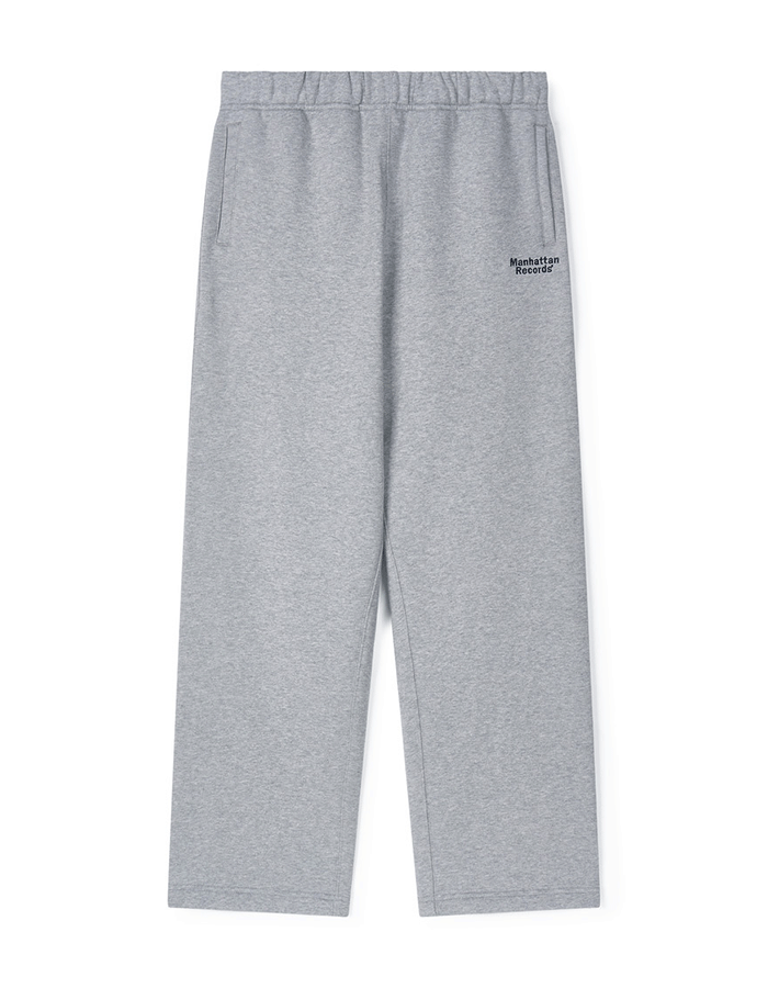 맨하탄레코즈 Classic Logo Wide Sweat Pants - Grey