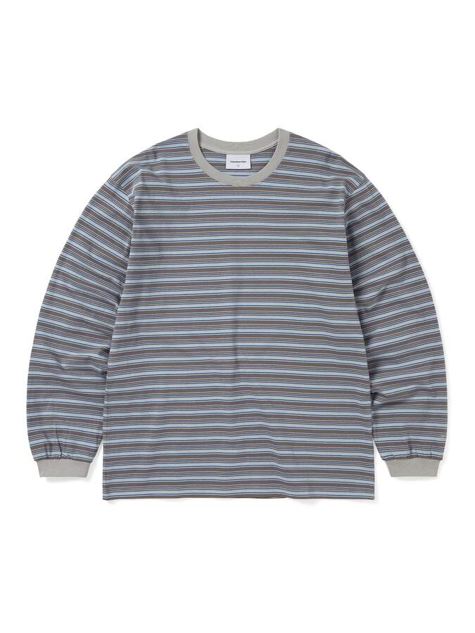 디스이즈네버댓 26SS Striped L/S Tee Brown
