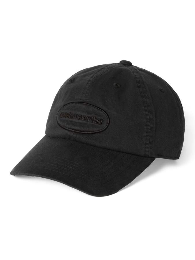 디스이즈네버댓 26SS Overdyed E/T-Logo Cap Black