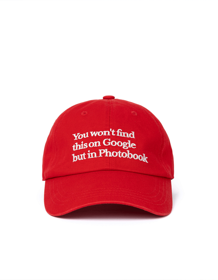 베를린포토북디스트리뷰션 SLOGAN CAP (RED)