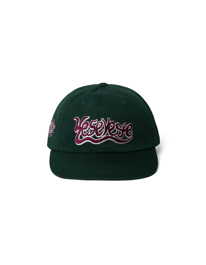 예스아이씨 26SS Y.E.S Snail Logo Cap Green