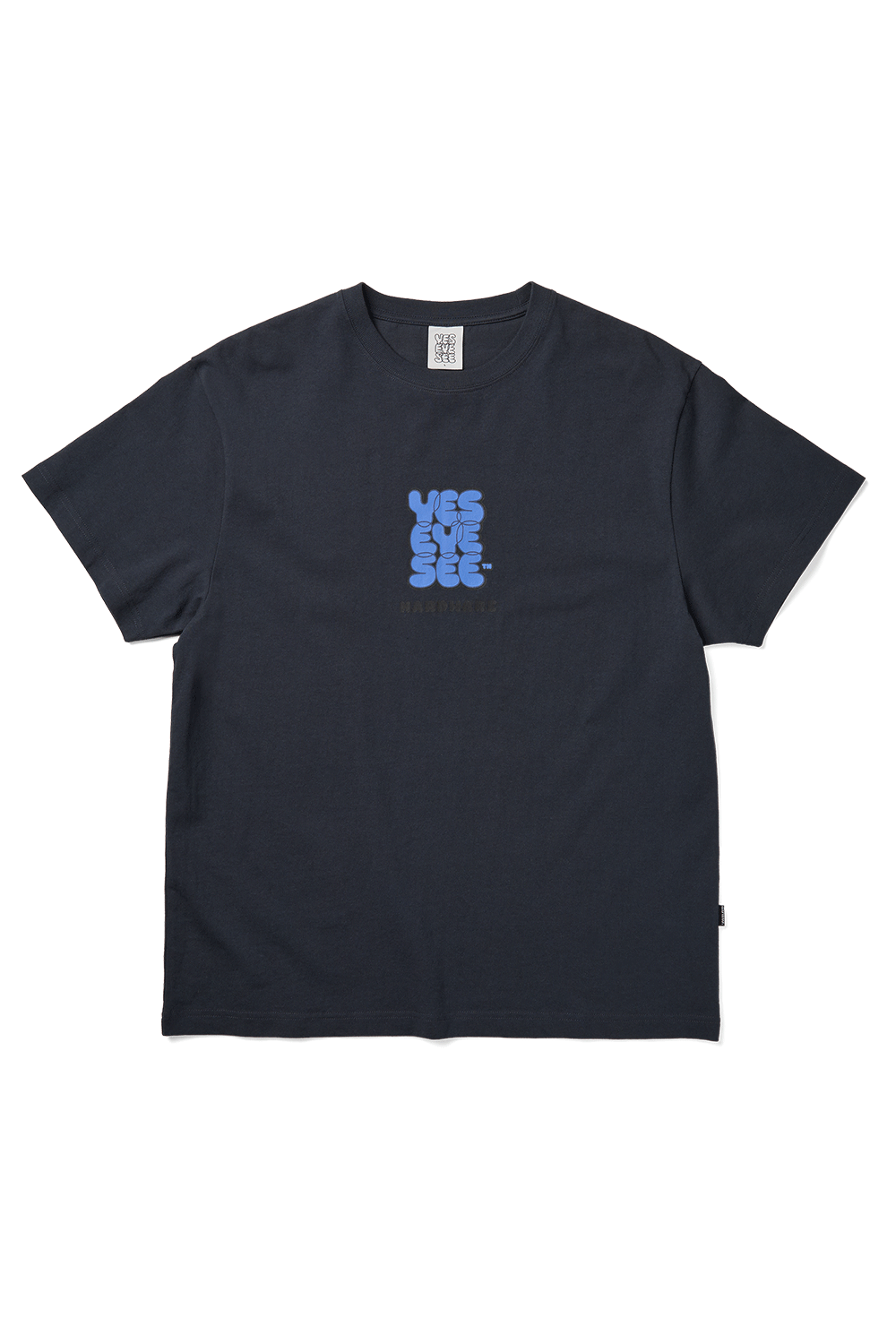 예스아이씨 26SS C-logo Hardware Tee Charcoal