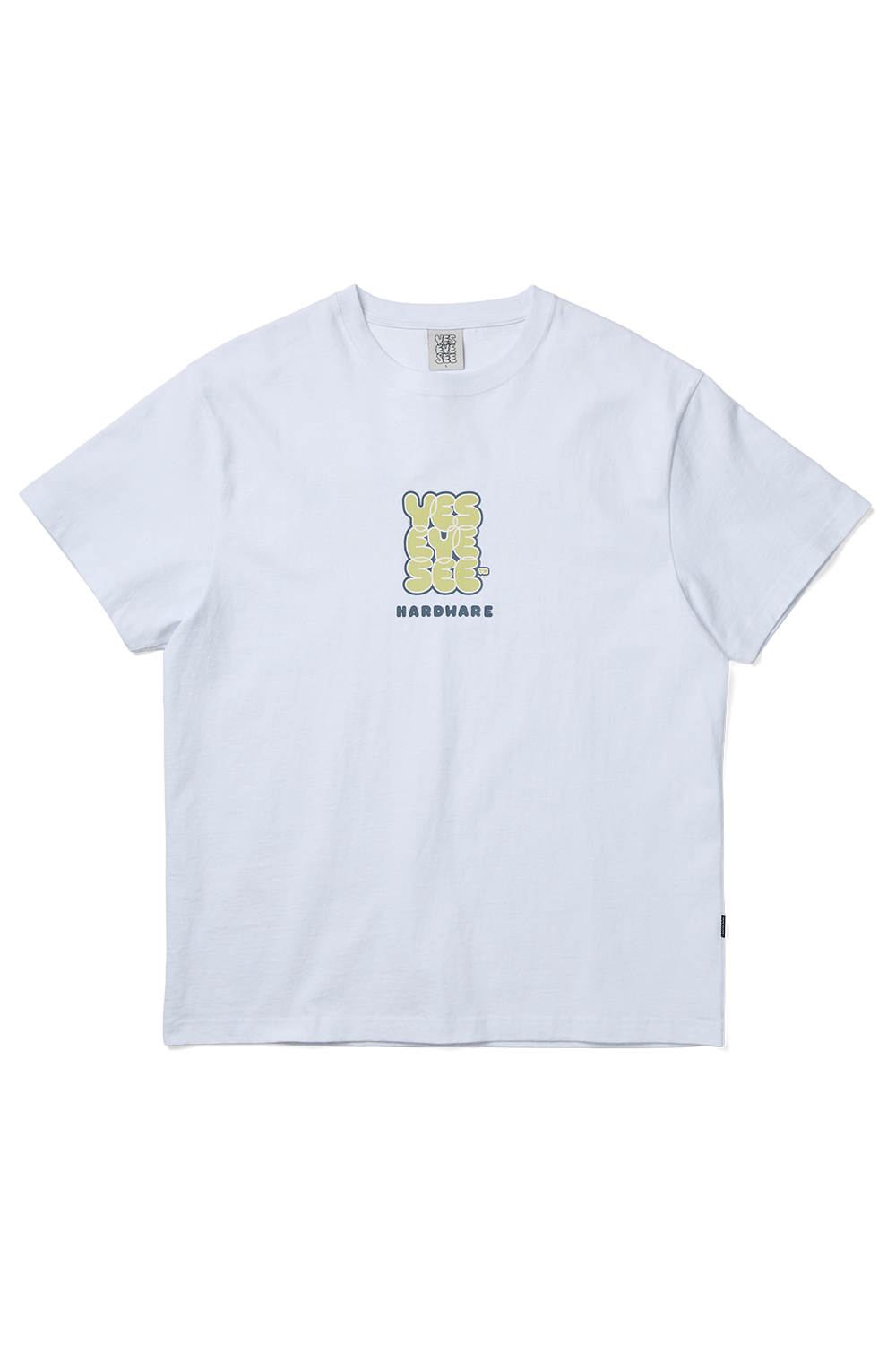 예스아이씨 26SS C-logo Hardware Tee White