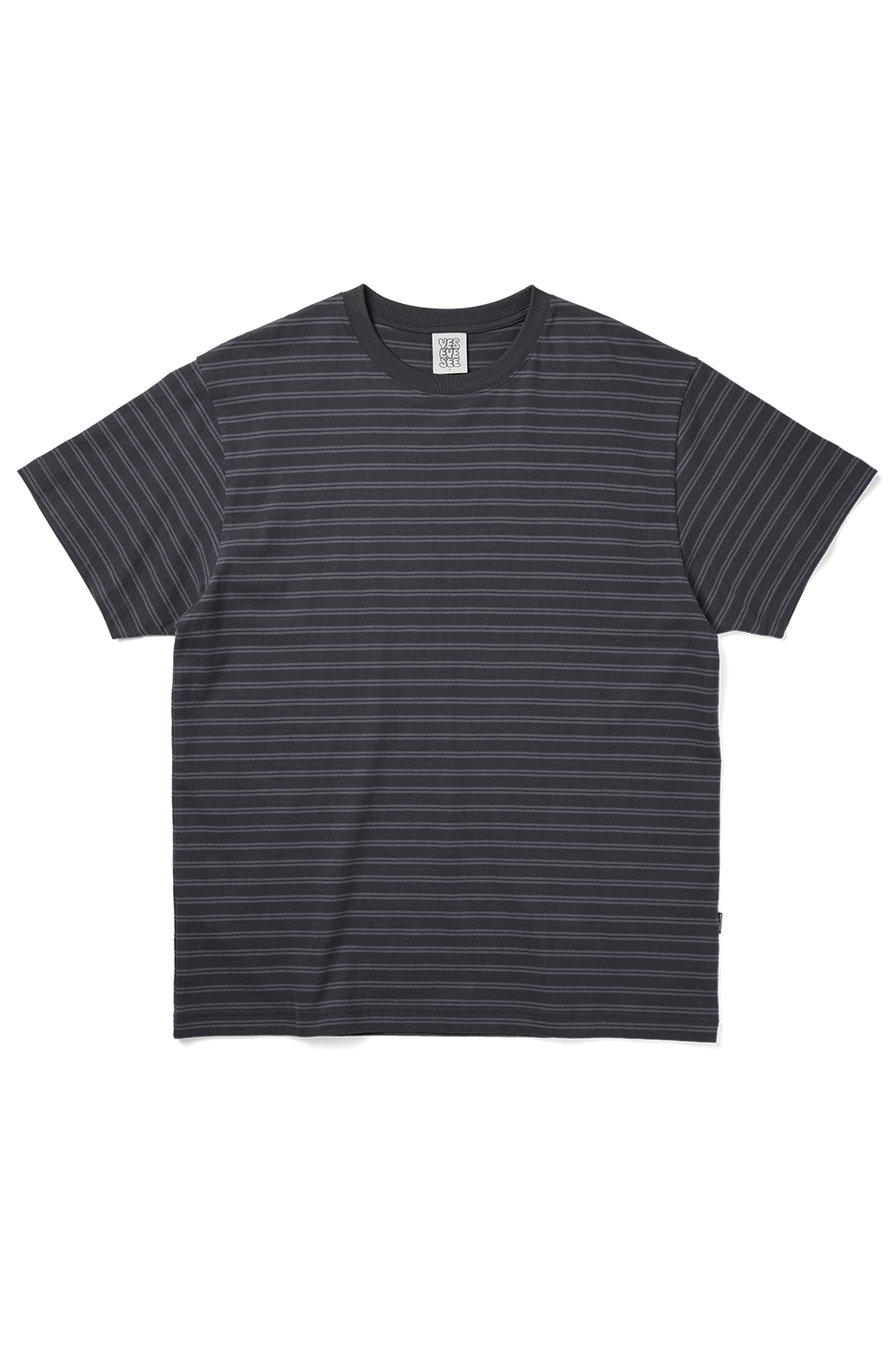 예스아이씨 26SS Y.E.S Thin Stripe Tee Charcoal