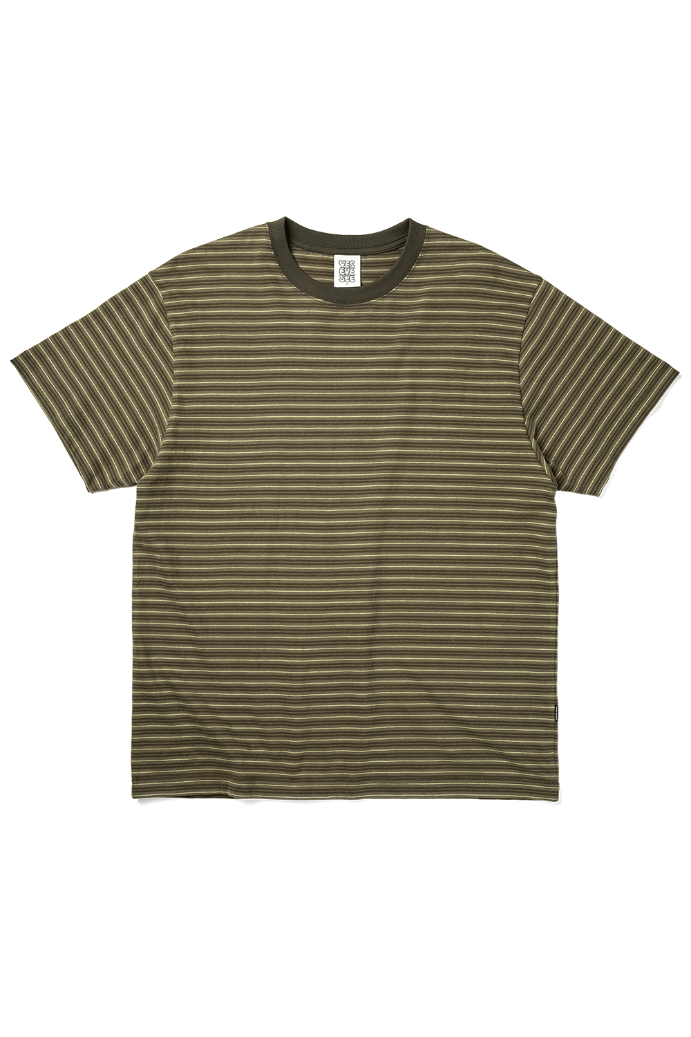 예스아이씨 26SS Y.E.S Thin Stripe Tee Khaki