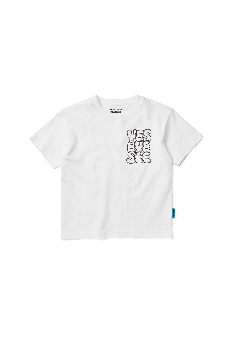 예스아이씨 26SS C-Logo Kids Tee White