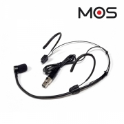 MOS 모스 헤드셋 마이크 3pin mini XLR 블랙색상 / HM-10(B) / HM10B