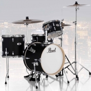 Pearl 펄 미드타운 4기통 드럼세트 MT564/C-752 MIDTOWN 4-PC COMPACT DRUM SET 매트아스팔트블랙 (하드웨어 포함)