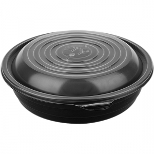 TY-성형원형찜용기300&Oslash;(대/블랙)