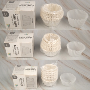 유산지 머핀컵-화이트
