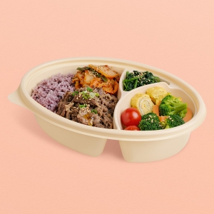 JB-463(3칸) 타원용기