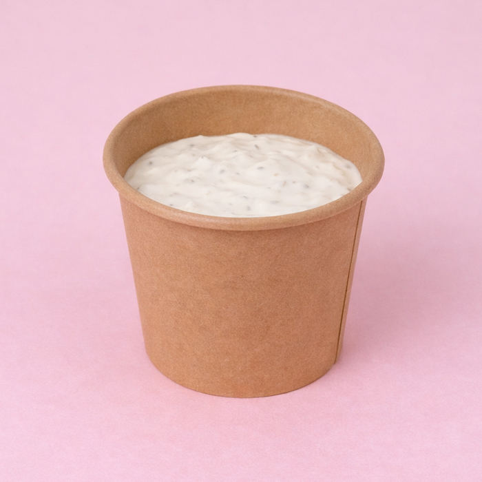 4oz 원형 종이 소스컵