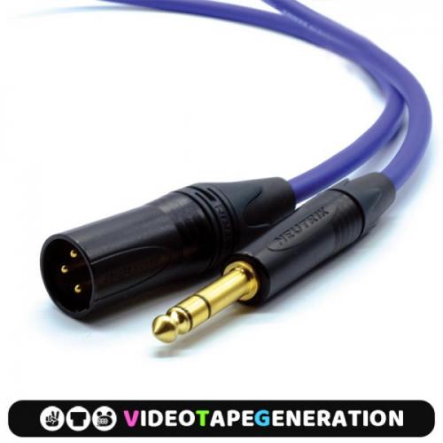 Van Damme TRS to XLR(M) 반담 수제작 스피커 케이블 (길이,색상선택)