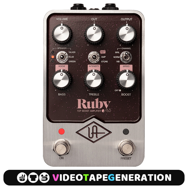 UAFX Ruby 63 루비 부스트 앰프 기타 이펙터 페달