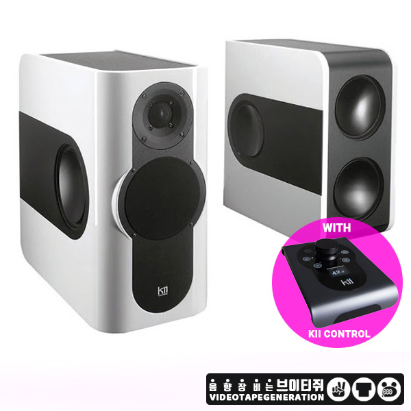 Kii AUDIO Kii THREE System Standard Colors 1조(2통) + Kii Control 키 오디오 모니터 스피커