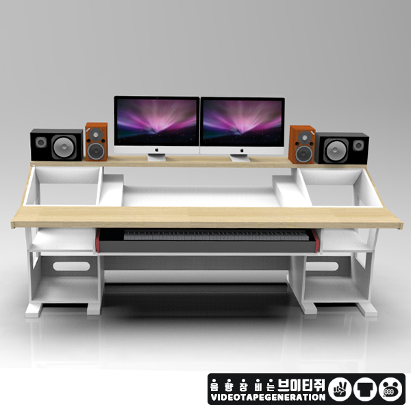 H.R.TON HR-S3 White 콘솔데스크 HRTON