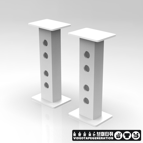 H.R.TON HR-TS02 White 스피커스탠드 HRTON